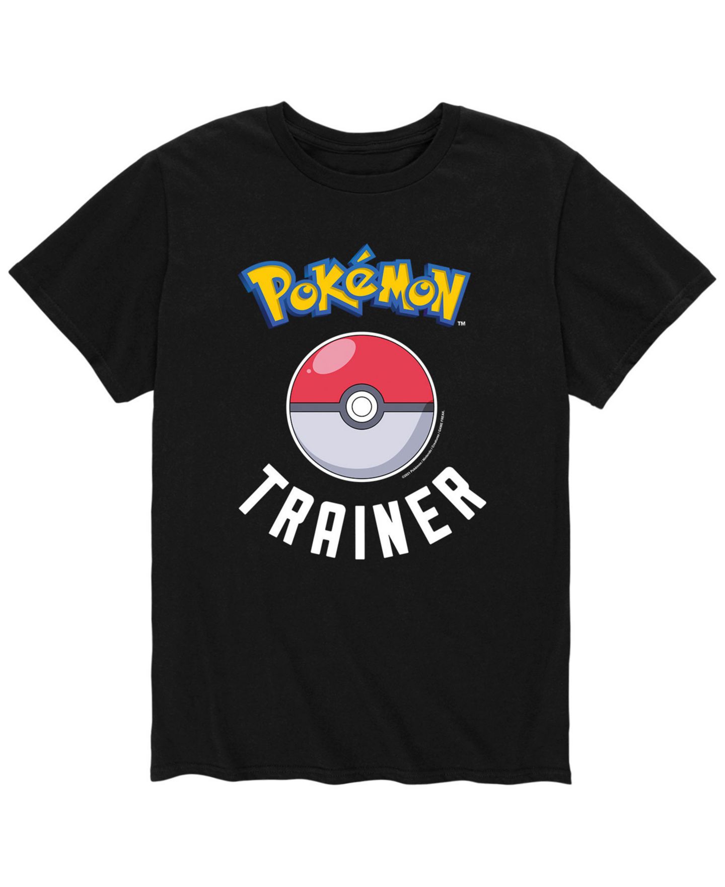 Мужская футболка AIRWAVES Pokemon Trainer, цвет: Чёрный — фото 1