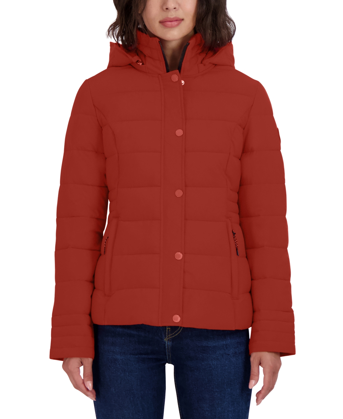 Nautica Women s Hooded Packable Puffer Coat Created for Macy s Smart Closet