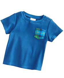 Toddler Boys Plaid Pocket T-Shirt, Created for Macy's