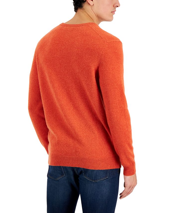 Club Room Men's V-Neck Cashmere Sweater, Created for Macy's & Reviews ...