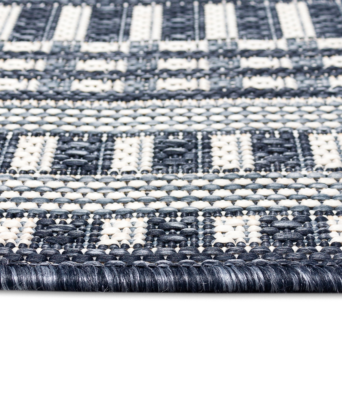 Liora Manne' Malibu Etched Border 4'10" x 7'6" Outdoor Area Rug