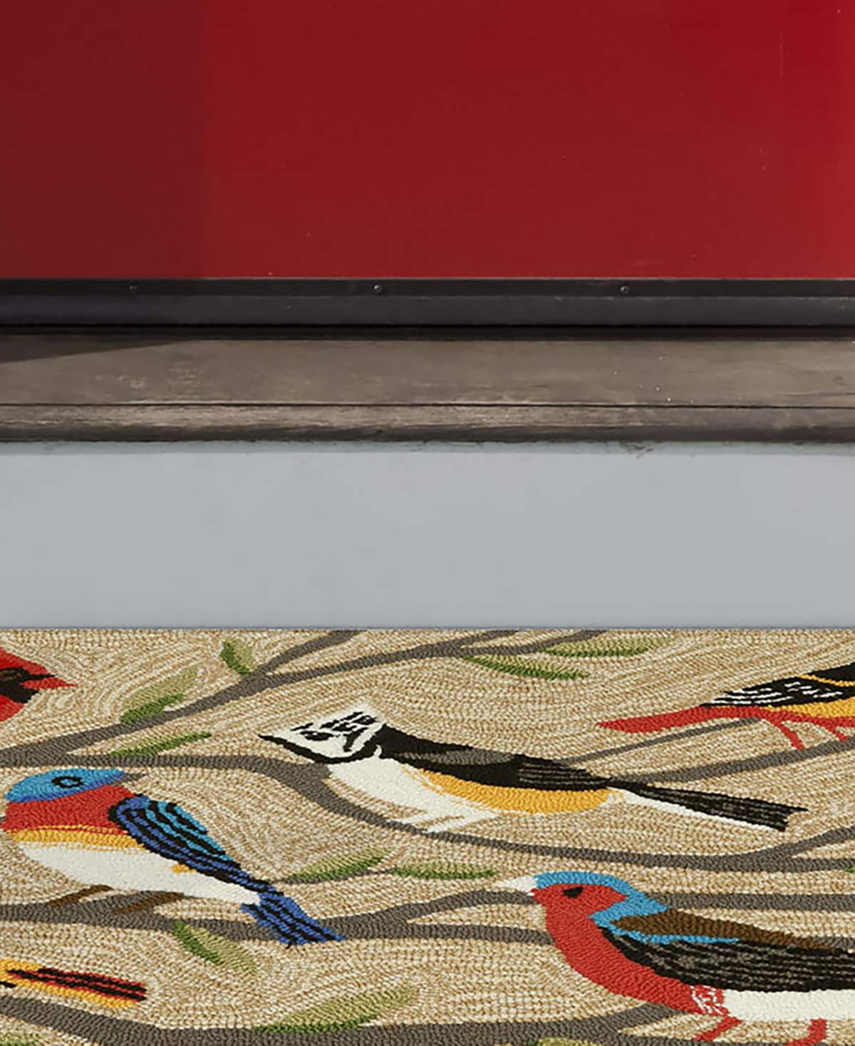 Liora Manne' Frontporch Birds Outdoor Area Rug