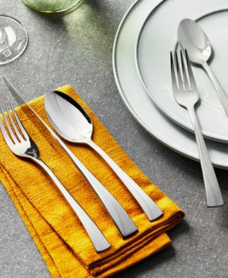 Bellasera Polished 18/10 Stainless Steel 45 Pc. Flatware Set, Service for 8