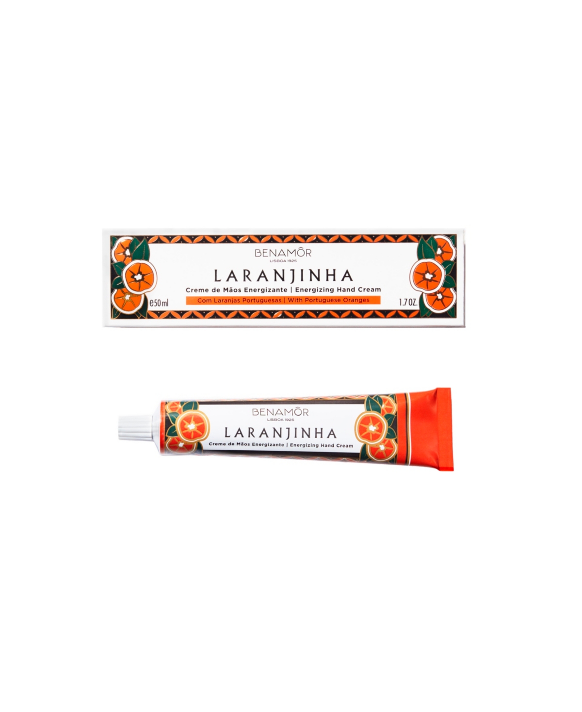 Women's Laranjinha Creme de Maos Energizante, Energizing Hand Cream, 1.69 fl oz