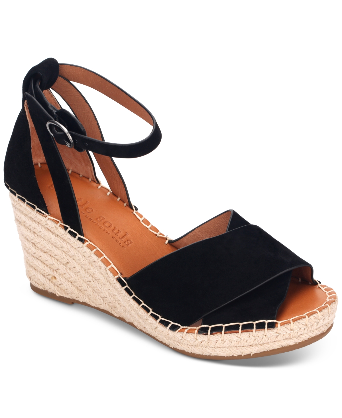 Women's Charli Ankle-Strap Espadrille Wedge Sandals - Ice