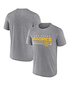 Men's Branded Heathered Gray San Diego Padres Durable Goods Synthetic T-shirt