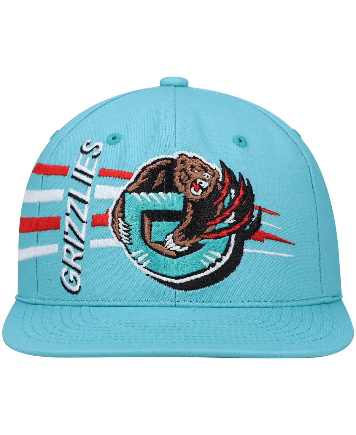 Men's Mitchell & NessVancouver Grizzlies Hardwood Classics Retro Bolt Deadstock Snapback Hat - Turquoise