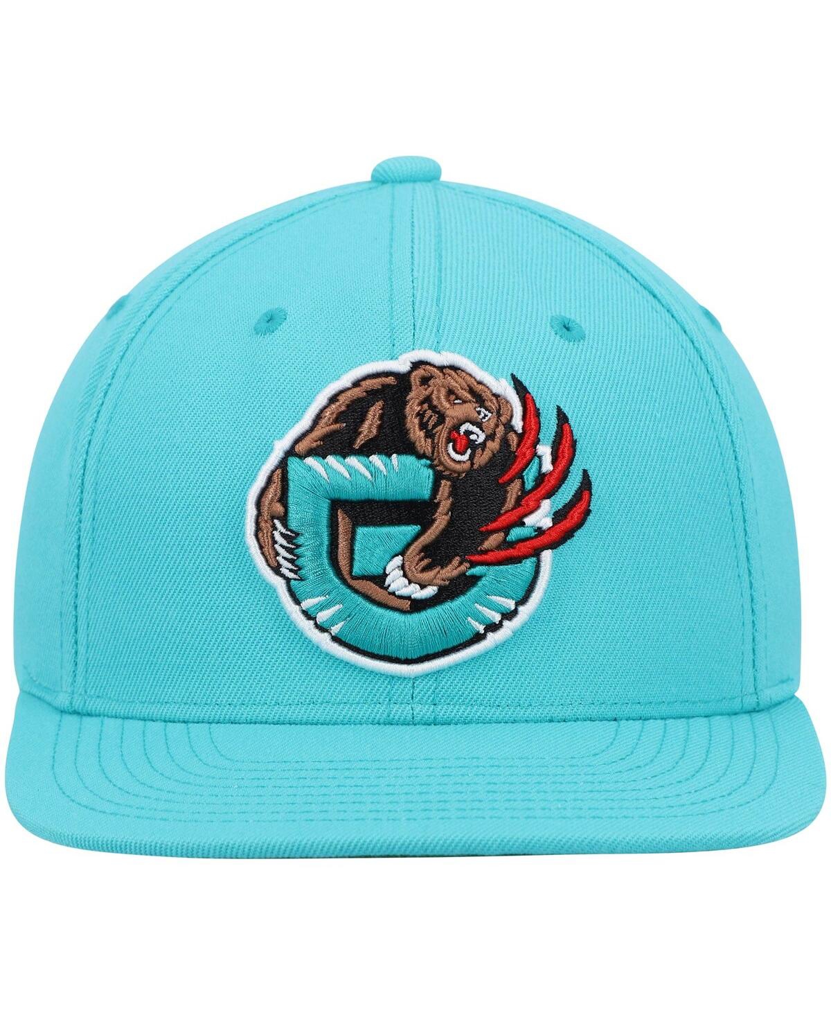 Mitchell & Ness Men's  Turquoise Vancouver Grizzlies Hardwood Classics Team Ground 2.0 Snapback Hat In Turquoise