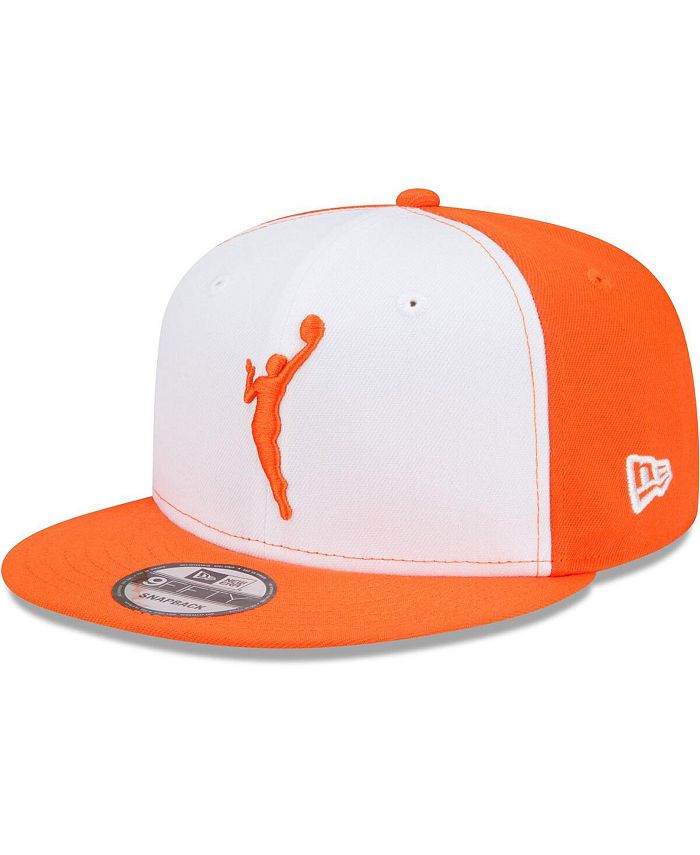 New Era Men s Wnba Logowoman White Orange 2022 Draft 9Fifty