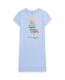 Big Girls Polo Bear Jersey T-shirt Dress
