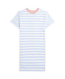 Big Girls Striped Jersey T-shirt Dress