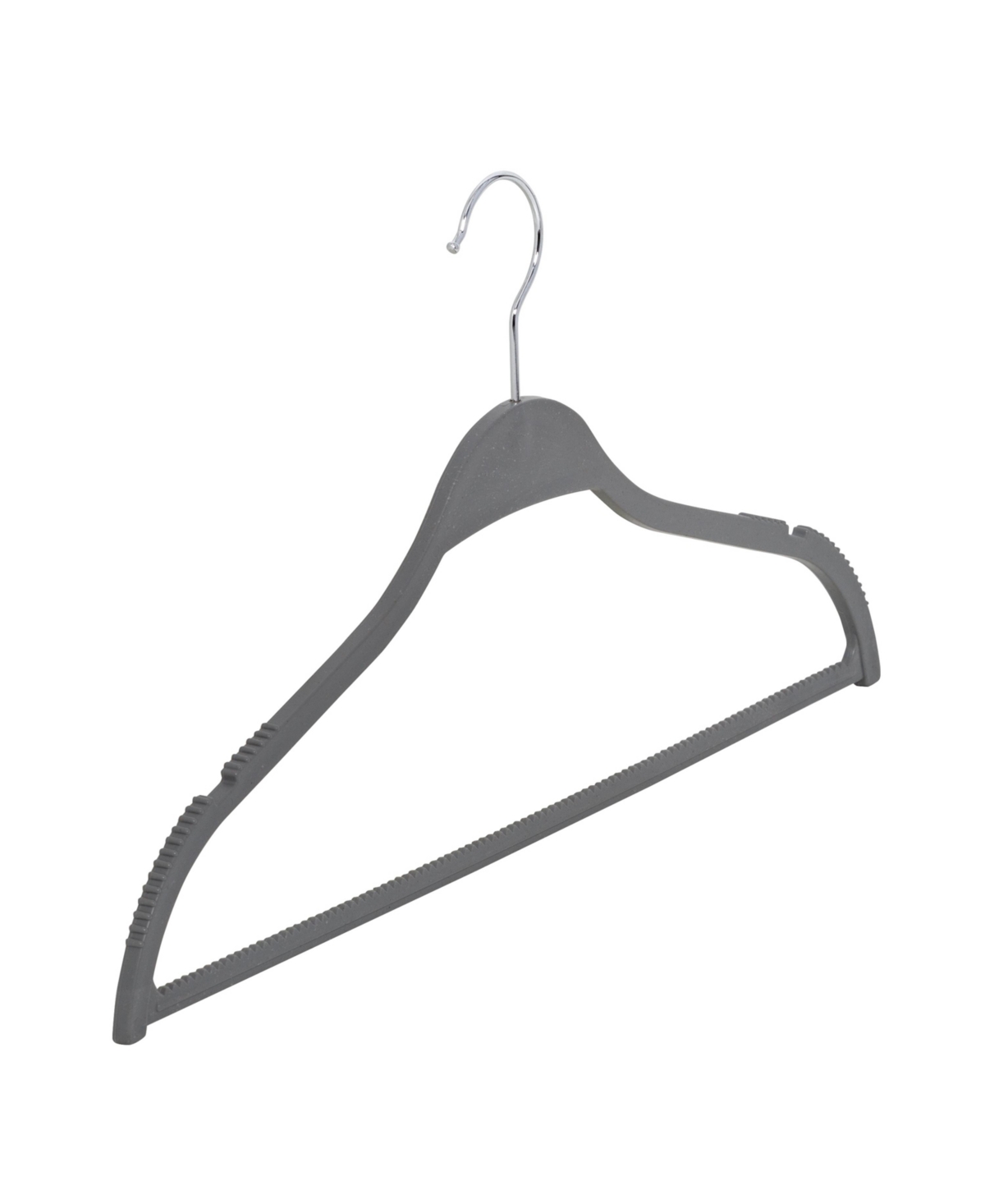 Honey-Can-Do Black Plastic Cascading Collapsible Hangers (20-Pack