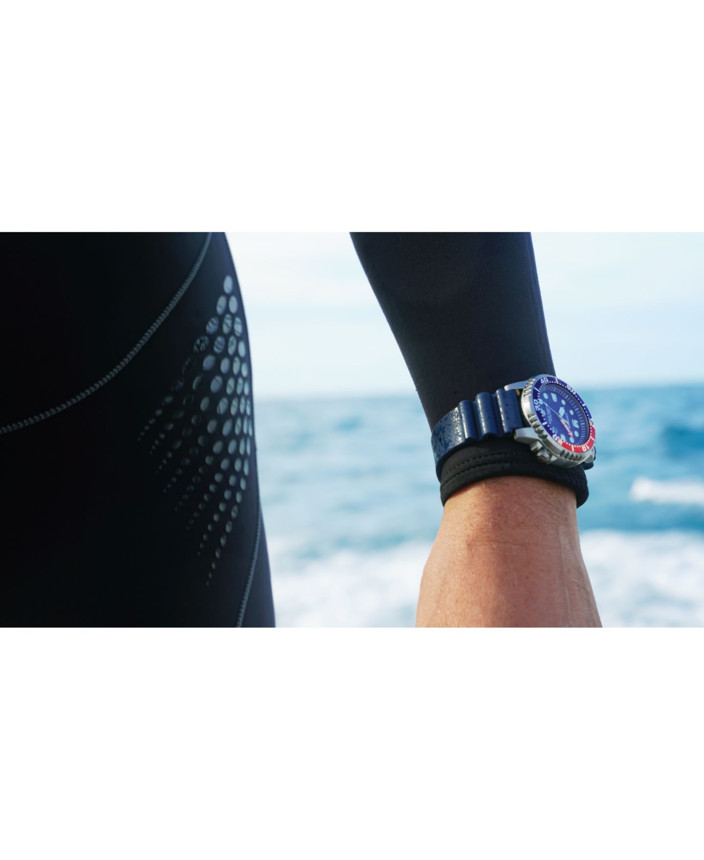 Мужские часы Citizen Eco-Drive Promaster Dive Blue Strap Watch, 44mm — фото 3