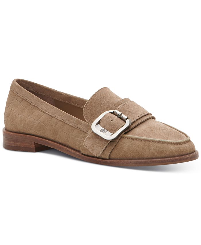 Vince Camuto Women's Cenkanda Tailored Buckle Loafers - Macy's