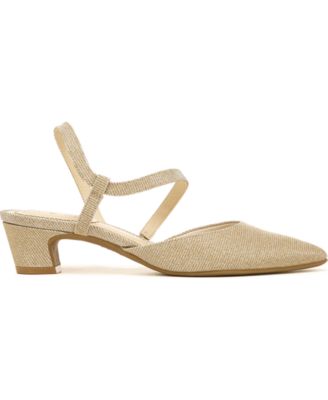 Women's Minimalist Slingback Kitten Heel Pumps