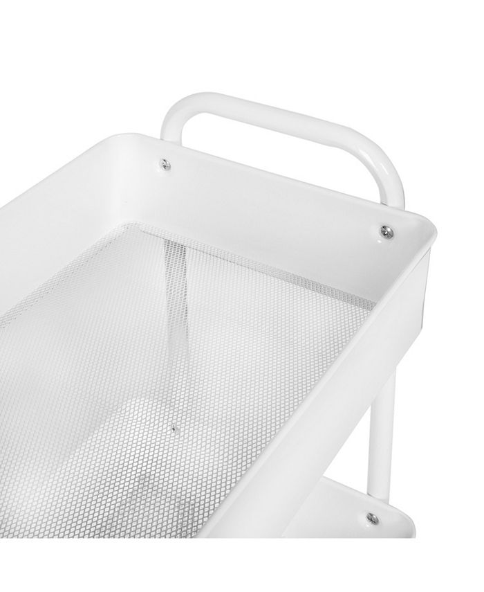 Honey Can Do 3 Tier Metal Rolling Cart Macy's