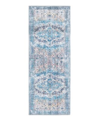 Bayshore Home Washable Reflections REF10 2' x 5' Runner Area Rug - Macy's