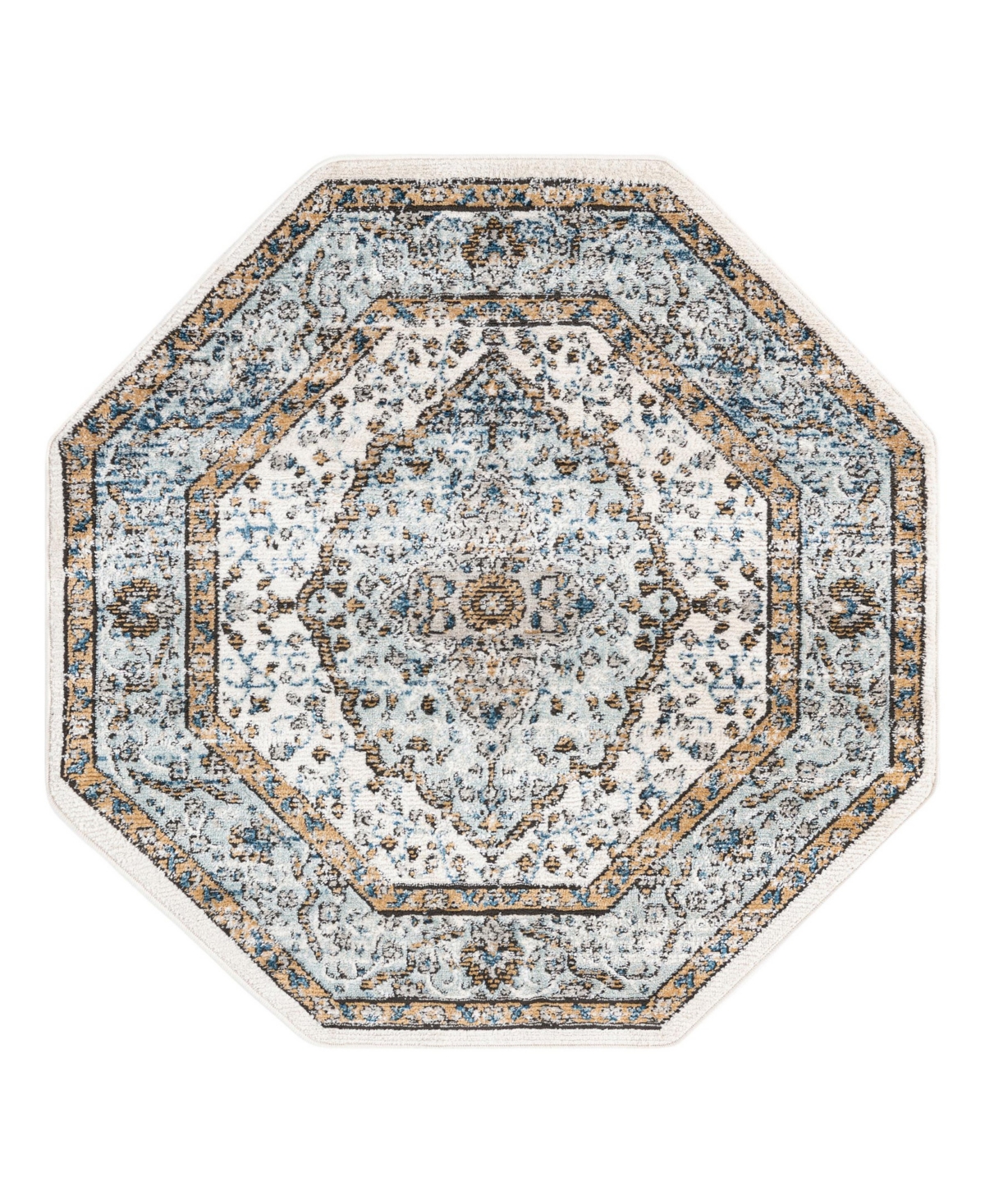 UPC 194323034672 product image for Bayshore Home Melvil MEL01 4' x 4' Octagon Area Rug | upcitemdb.com