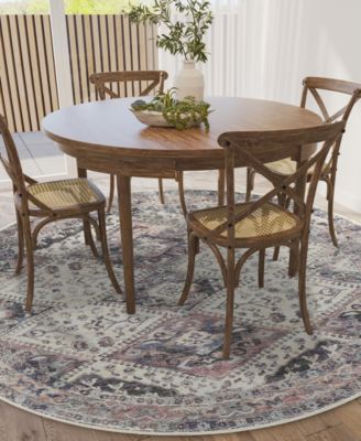 Jericho Washable JC9 8' x 8' Round Area Rug