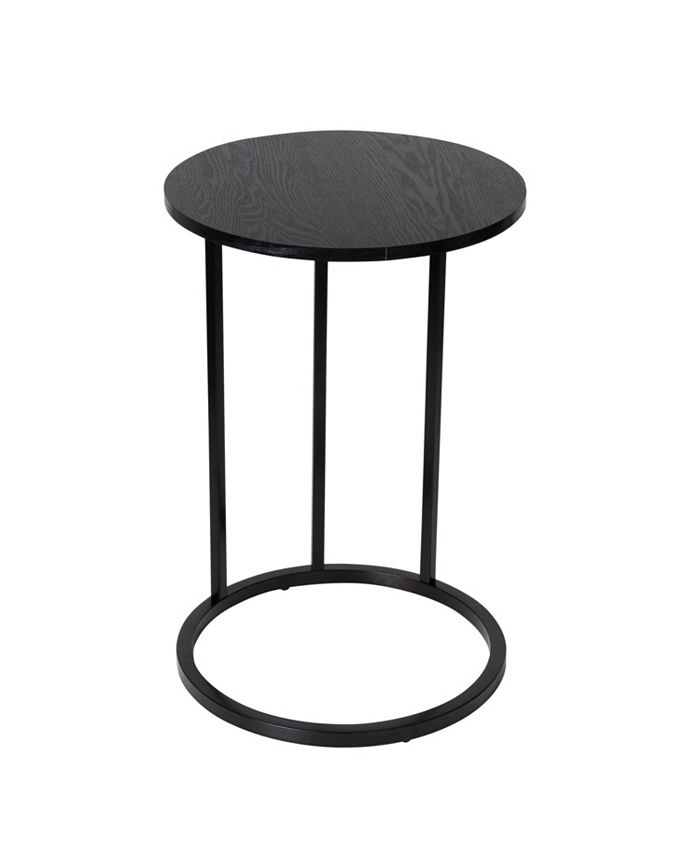 Honey Can Do Round C End Table - Macy's