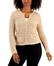 Women's Textured Cardigan, Created for Macy's