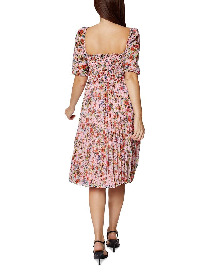 BCBGeneration Women's Pleated Smocked Dress - Macy's