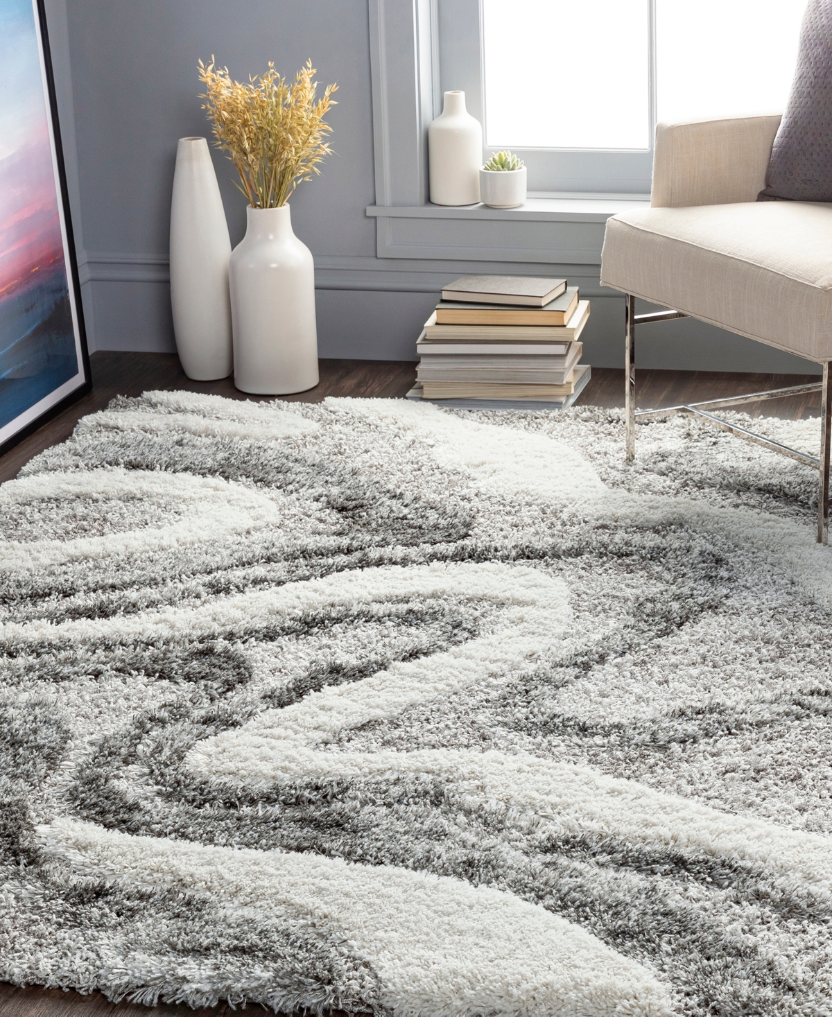 Livabliss Alta Shag ASG2303 12' Area Rug