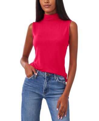 CeCe Women's Sleeveless Turtleneck Top & Reviews - Tops - Women - Macy's