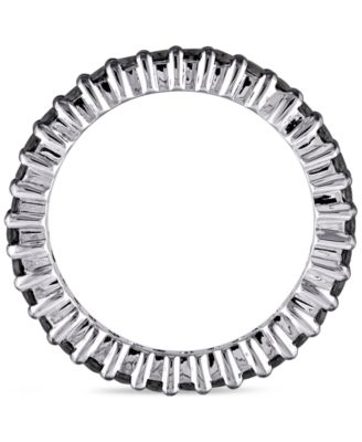 Black Diamond Eternity Band (1 ct. t.w.) in 10k White Gold