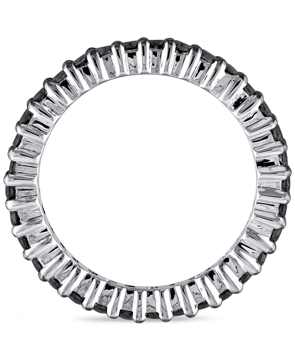 Black Diamond Eternity Band (1 ct. t.w.) in 10k White Gold - 10K White Gold