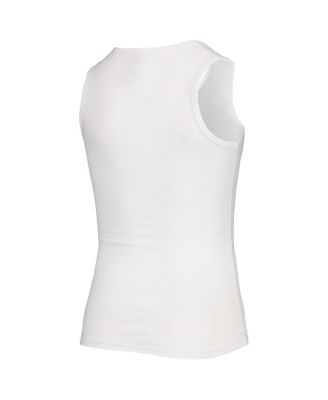 Big Girls White San Diego Padres Team Tank Top