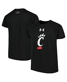 Boys Youth Black Cincinnati Bearcats 2.0 Logo Tech T-shirt