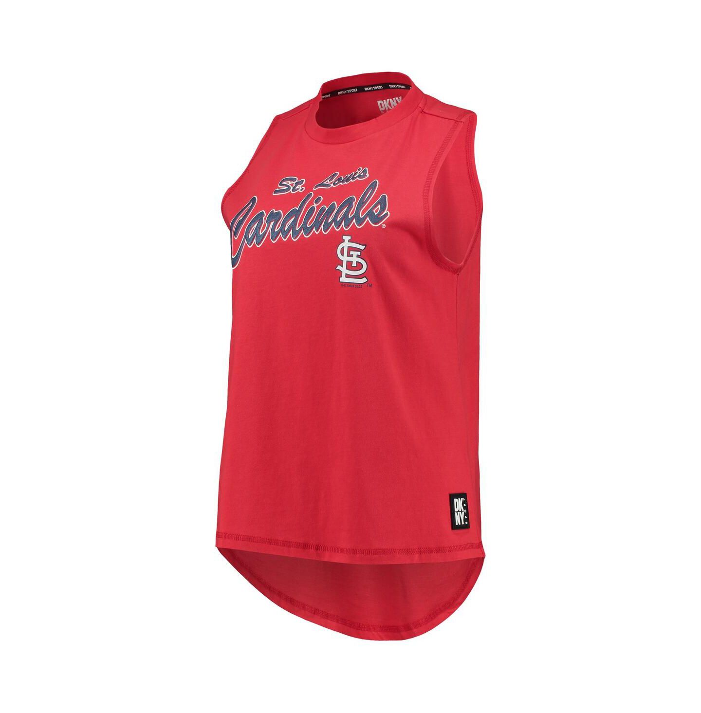 Женский топ DKNY Red St. Louis Cardinals Marcie — фото 3