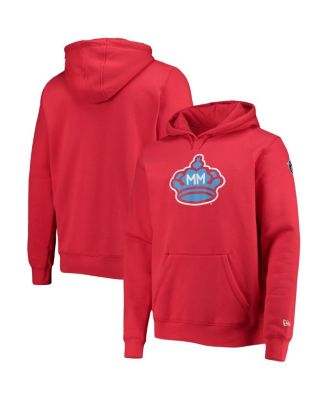 Men's Red Miami Marlins City Connect Pullover Hoodie