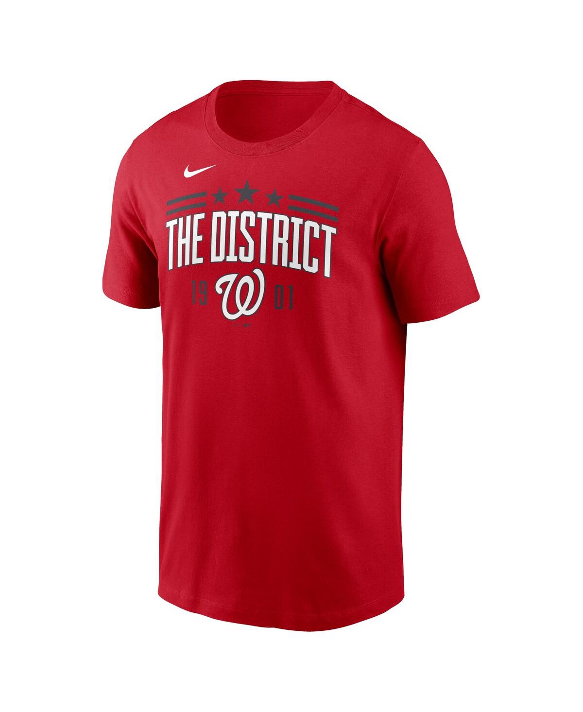 Shop Nike Men's  Red Washington Nationals The District 1901 Local Team T-shirt