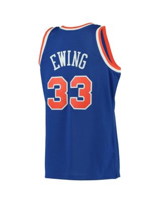 Men's Patrick Ewing Blue New York Knicks 1991-92 Hardwood Classics Swingman Jersey