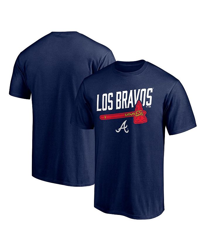Fanatics Men's Branded Navy Atlanta Braves Hometown Los Bravos T-shirt -  Macy's