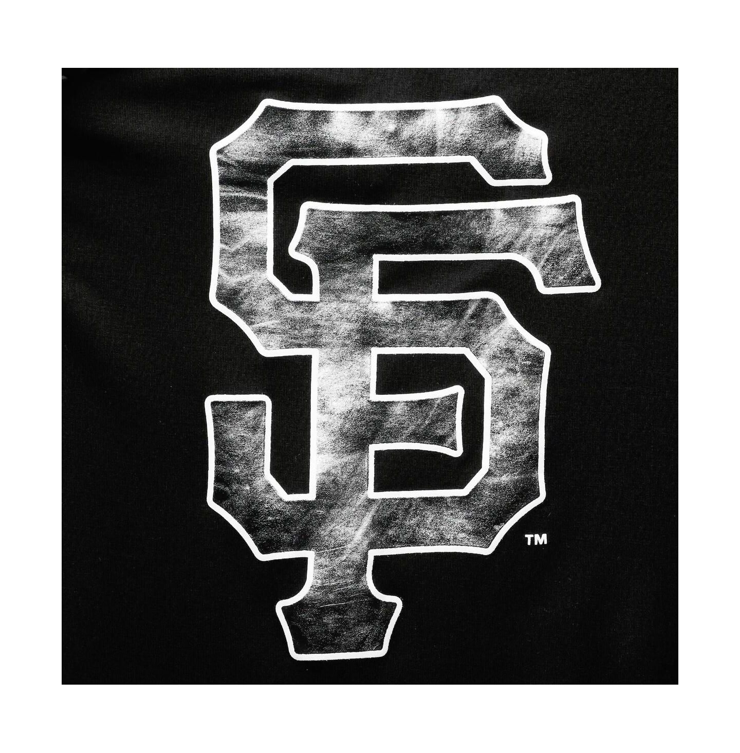 Женский топ The Wild Collective Black San Francisco Giants Tonal Athleisure Racerback — фото 5