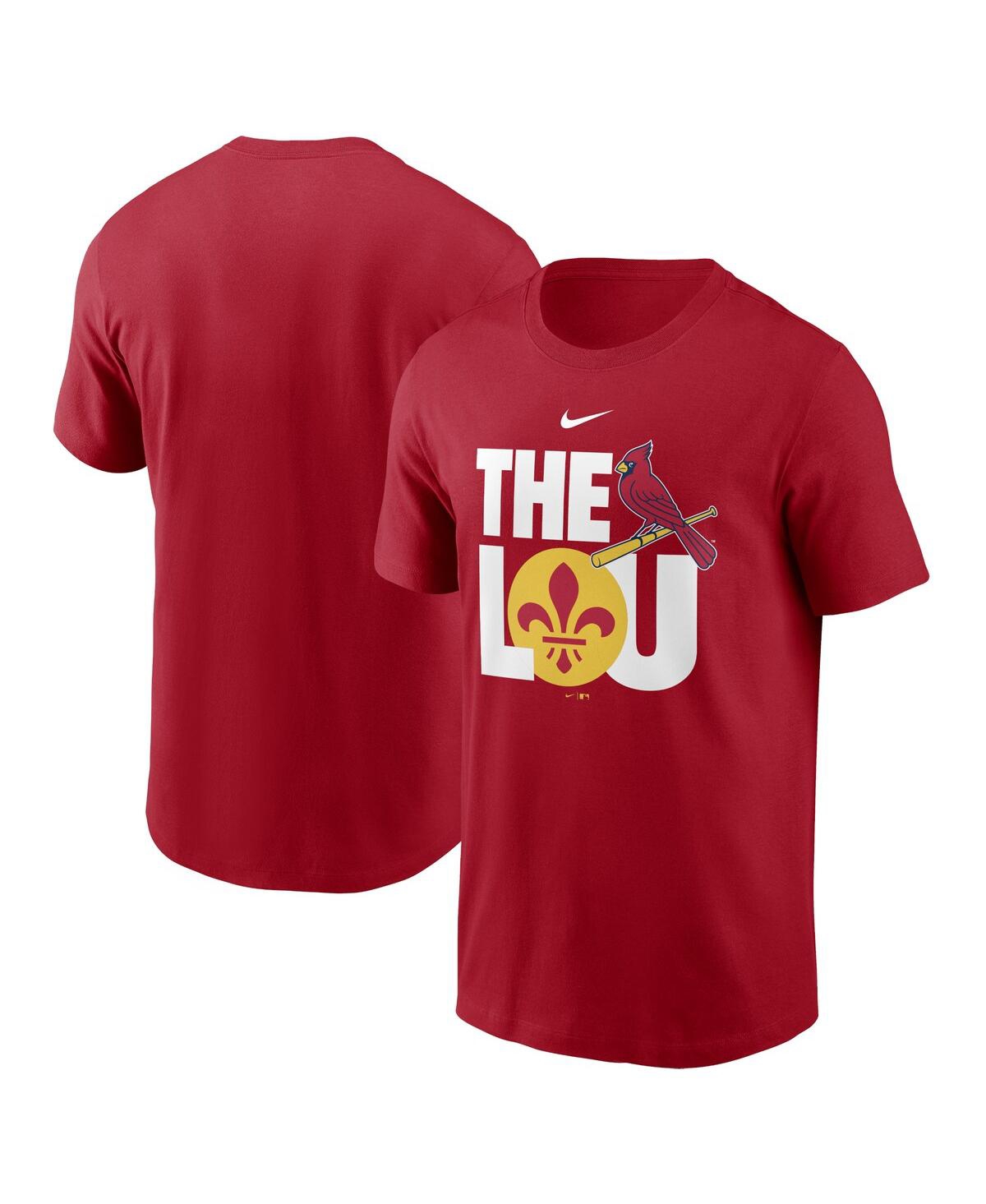 Shop Nike Men's  Red St. Louis Cardinals The Lou Local Team T-shirt
