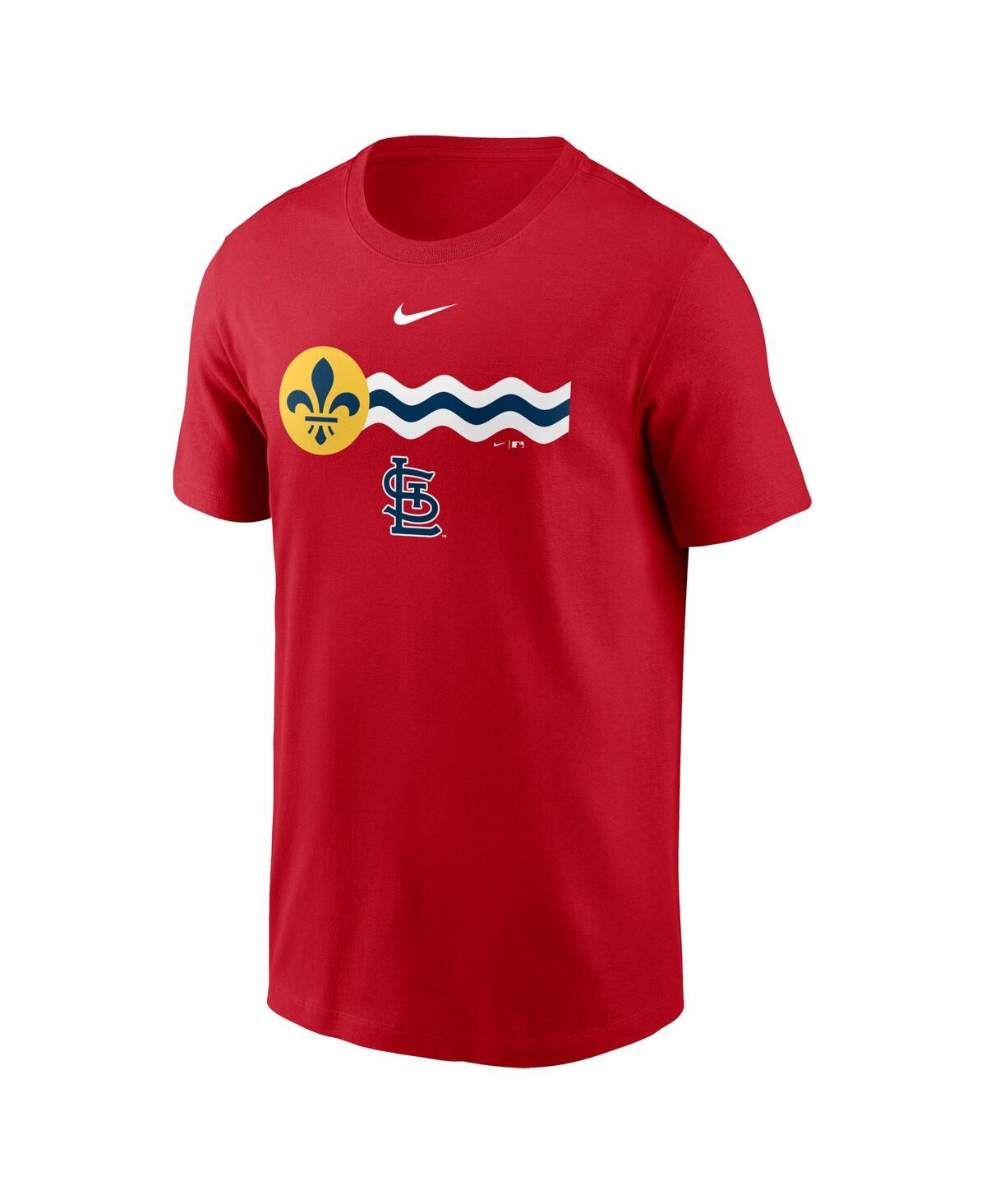 Shop Nike Men's  Red St. Louis Cardinals Logo Local Team T-shirt