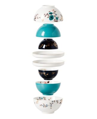 Lenox Sprig Vine Luna Nesting Dinnerware Set, 8 Piece - Macy's