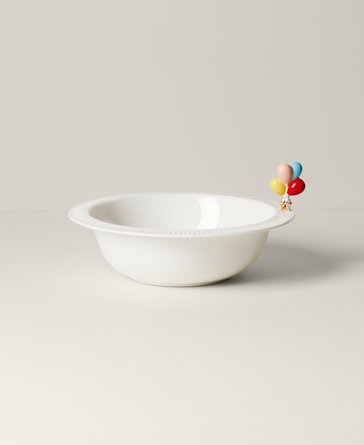 Lenox Profile Charm Serving Bowl with Balloons Popper