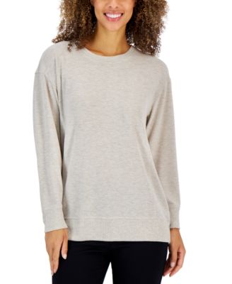 Style & Co - Women's Brushed Hacci Crewneck Top