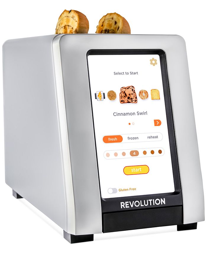 Revolution Cooking R180B InstaGLO Matte Black Smart Toaster 