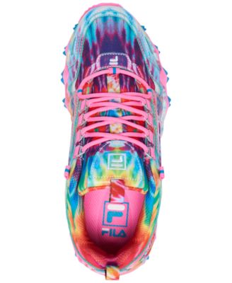 Fila Women's Oakmont TR Tie-Dye Print Casual Sneakers from Finish
