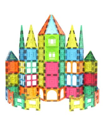 102 Piece Magnetic Building Block Play People Castle Set