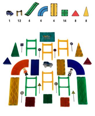 55 Piece Ultimate Magnetic Racing Set Toy