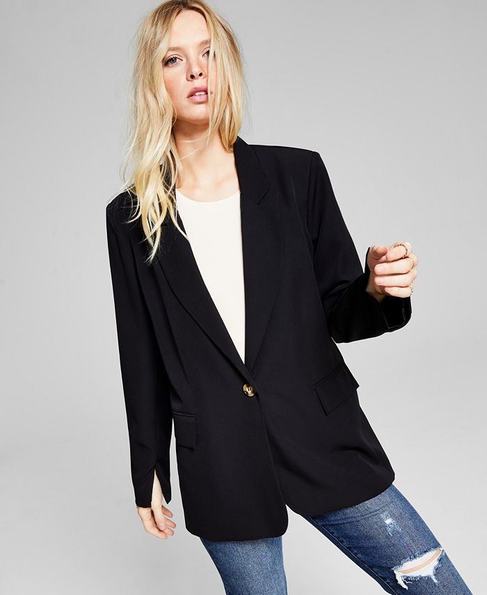 And Now This Women's Oversized Blazer Macy's