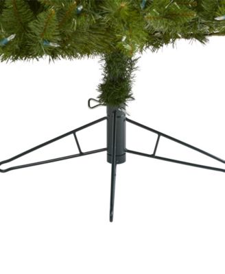 Vermont Spruce Artificial Christmas Tree with Lights with Bendable Branches, 78"