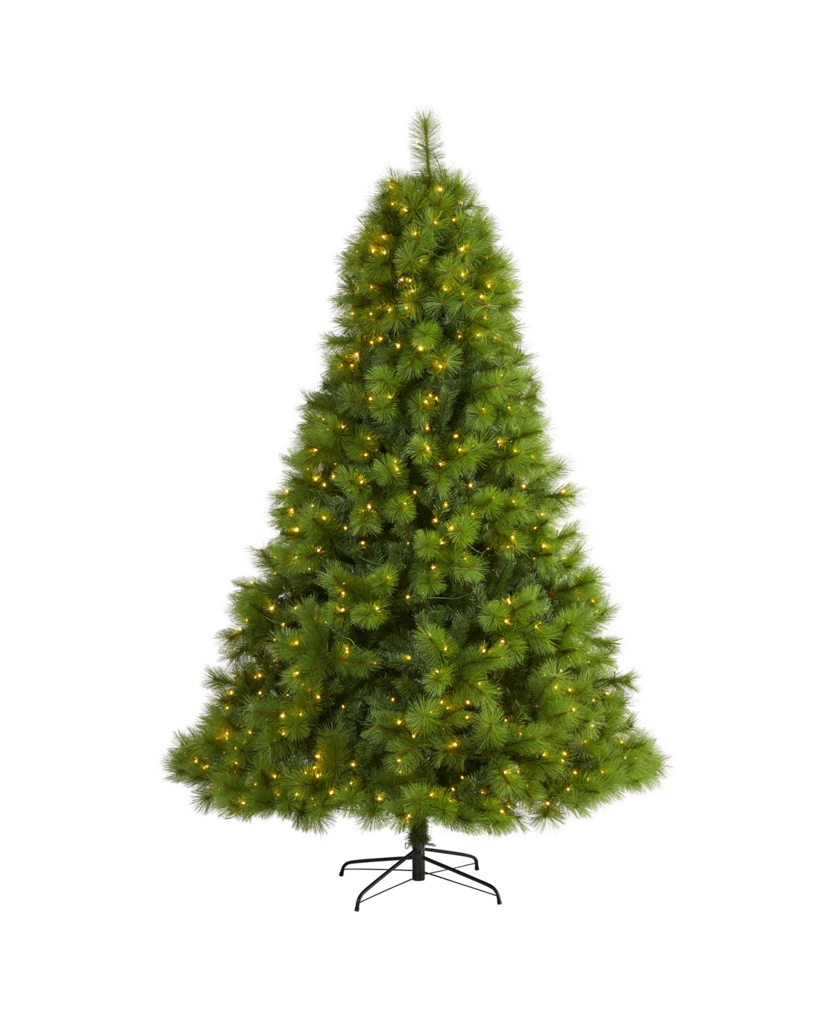 Scotch Pine Artificial Christmas Tree with 600 Clear Led Lights,